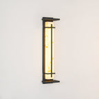 Ray Square Outdoor Wall Light Imitation Alabaster Waterproof