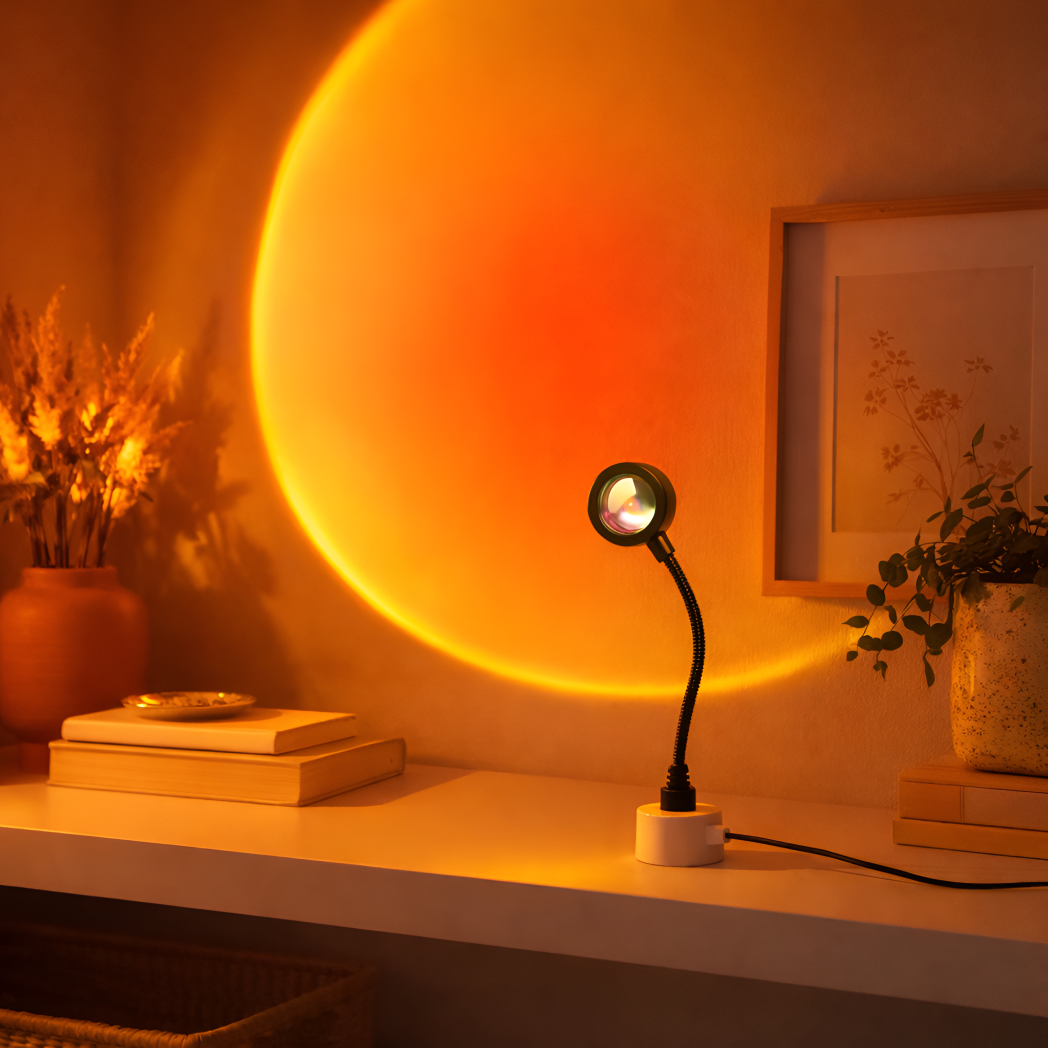 Riven - USB LED Sunset Lamp