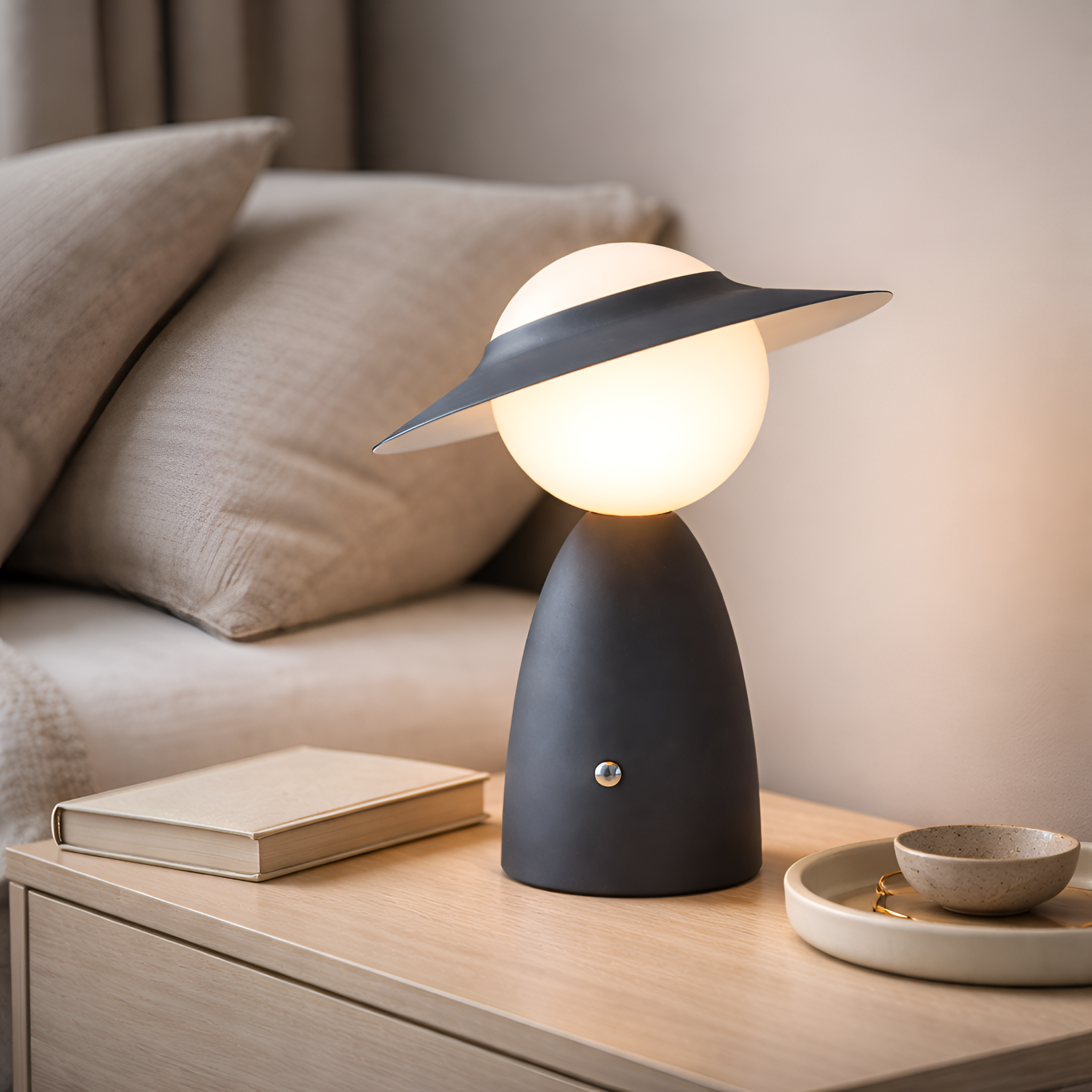 Isaac - Table Lamp with Wireless Charging and Warm Light