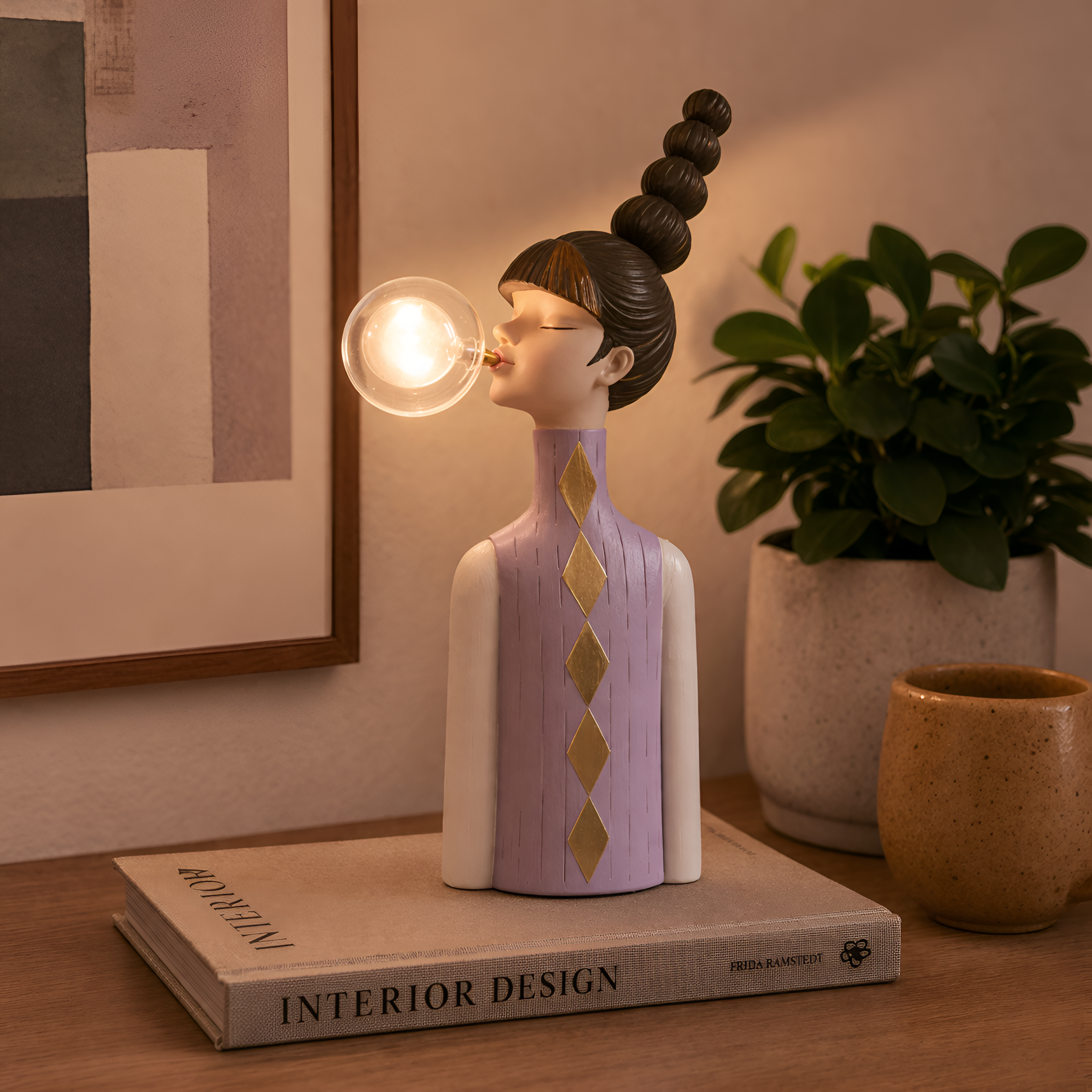 Ella - Cartoon Night Light Statue