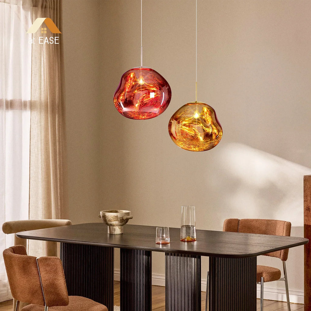 Thelma Minimalist Artistic Lava Melt Pendant Light