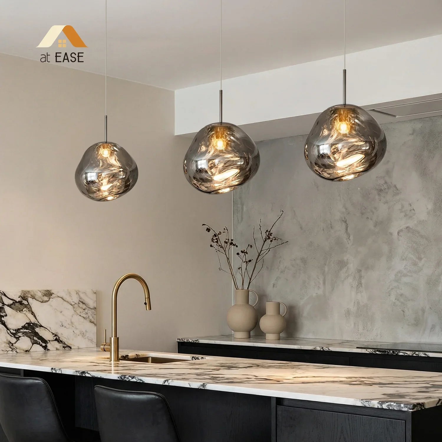 Thelma Minimalist Artistic Lava Melt Pendant Light