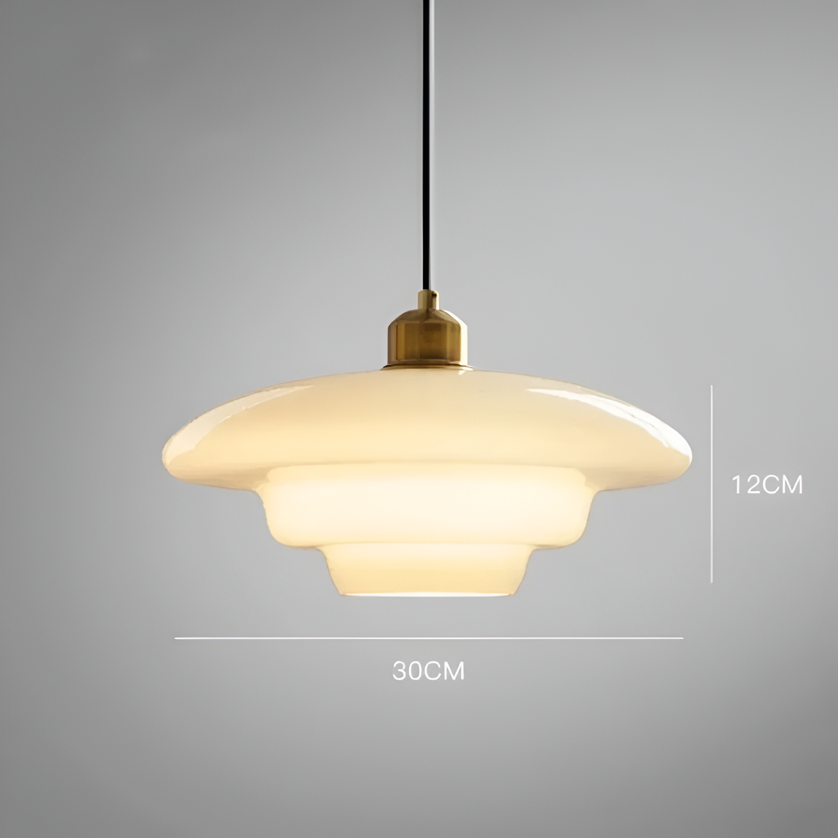 The Pearl of Art Deco Glass Pendant Light