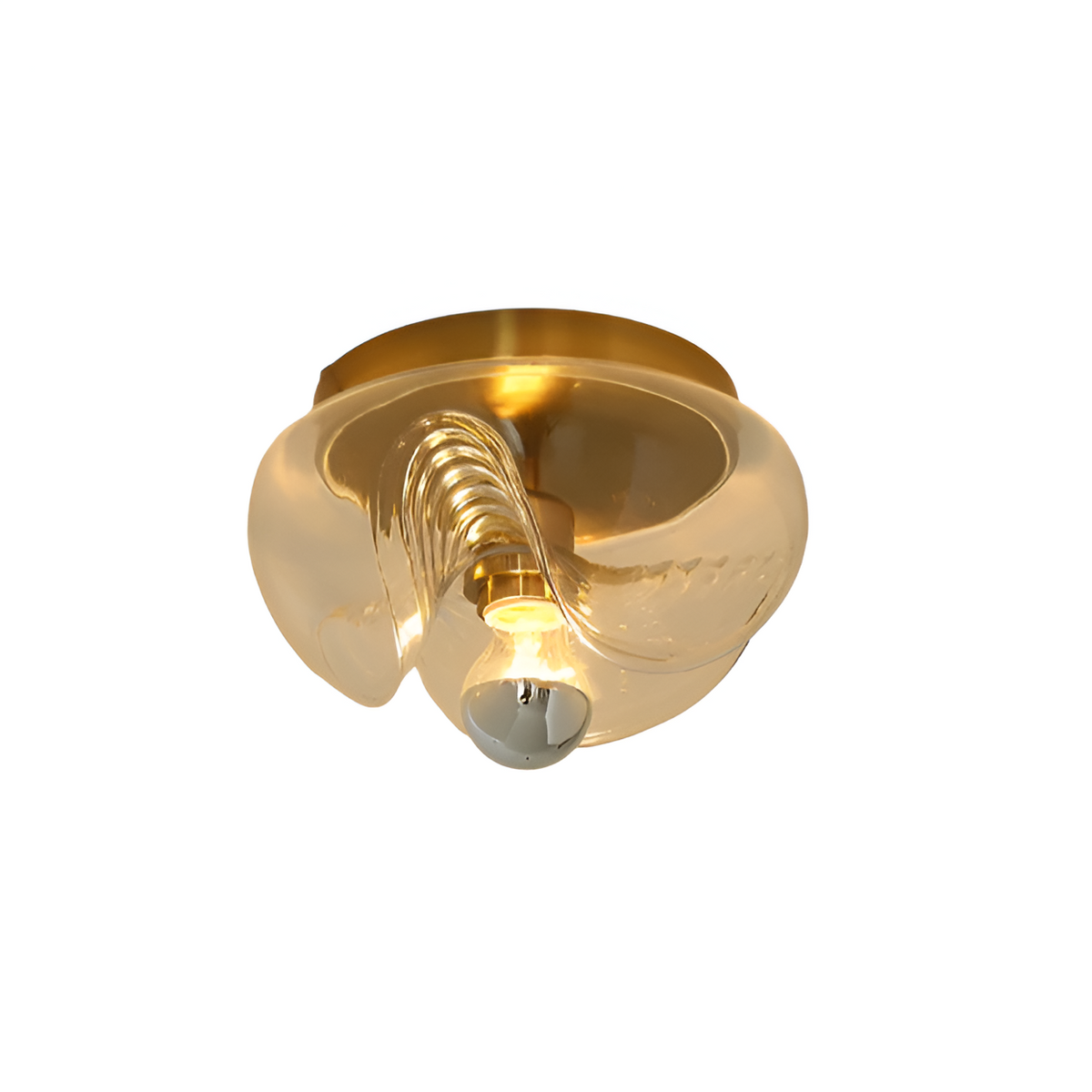 French Vintage Bauhaus Medieval Aisle Ceiling Light