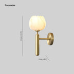 Ralin Wall Sconce Alabaster Flowers