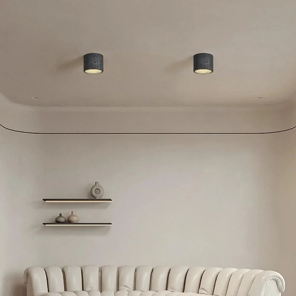 Vaelis Wabi-Sabi Cylindrical Ceiling Lamp