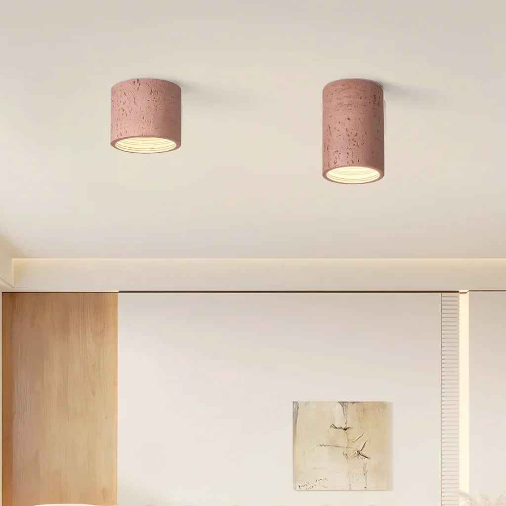 Vaelis Wabi-Sabi Cylindrical Ceiling Lamp