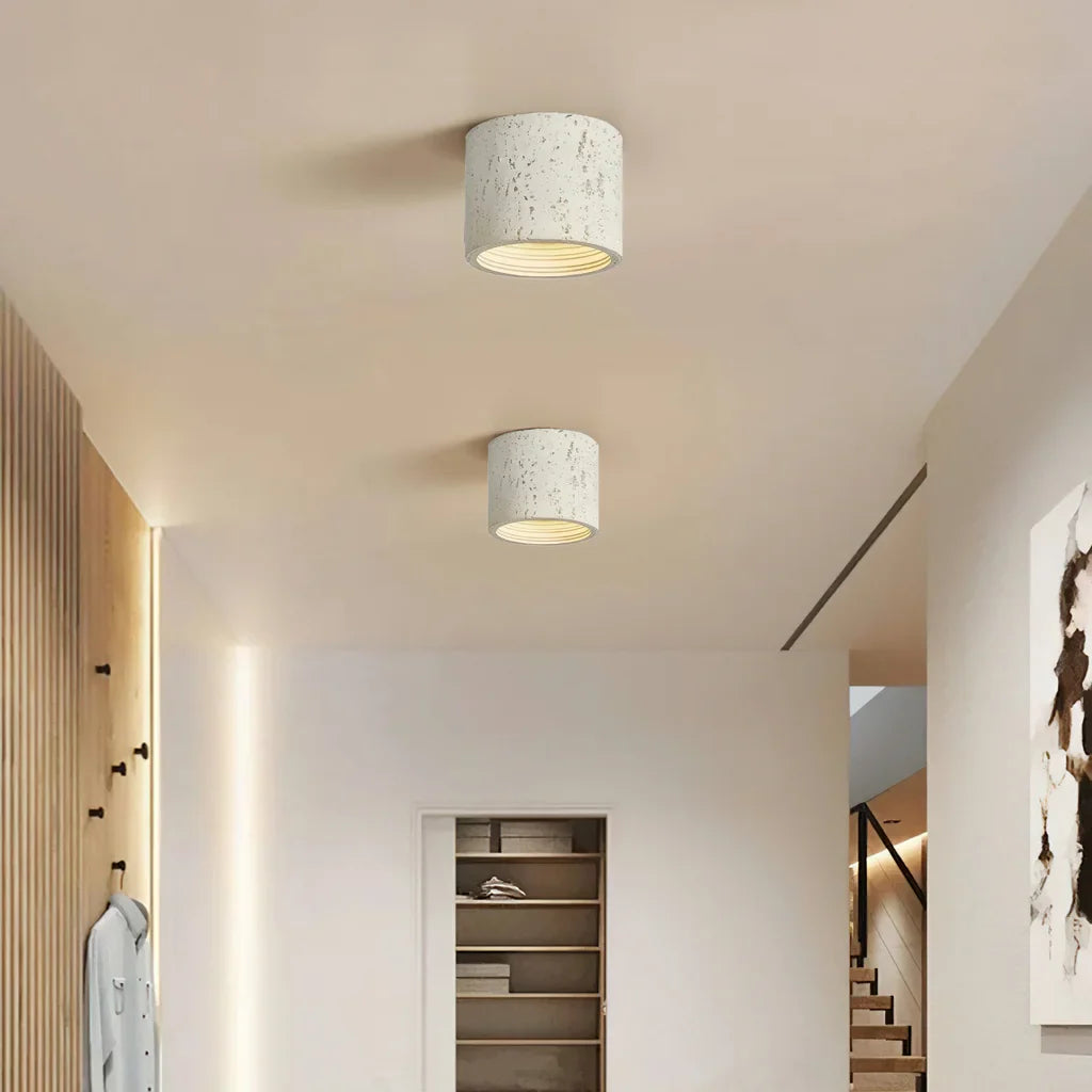 Vaelis Wabi-Sabi Cylindrical Ceiling Lamp