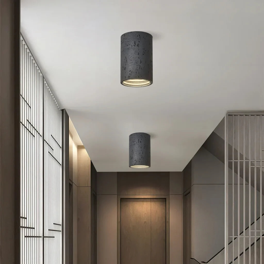 Vaelis Wabi-Sabi Cylindrical Ceiling Lamp