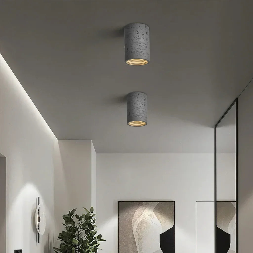 Vaelis Wabi-Sabi Cylindrical Ceiling Lamp