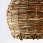 Wabi-Sabi Style Boho Rattan Pendant Light