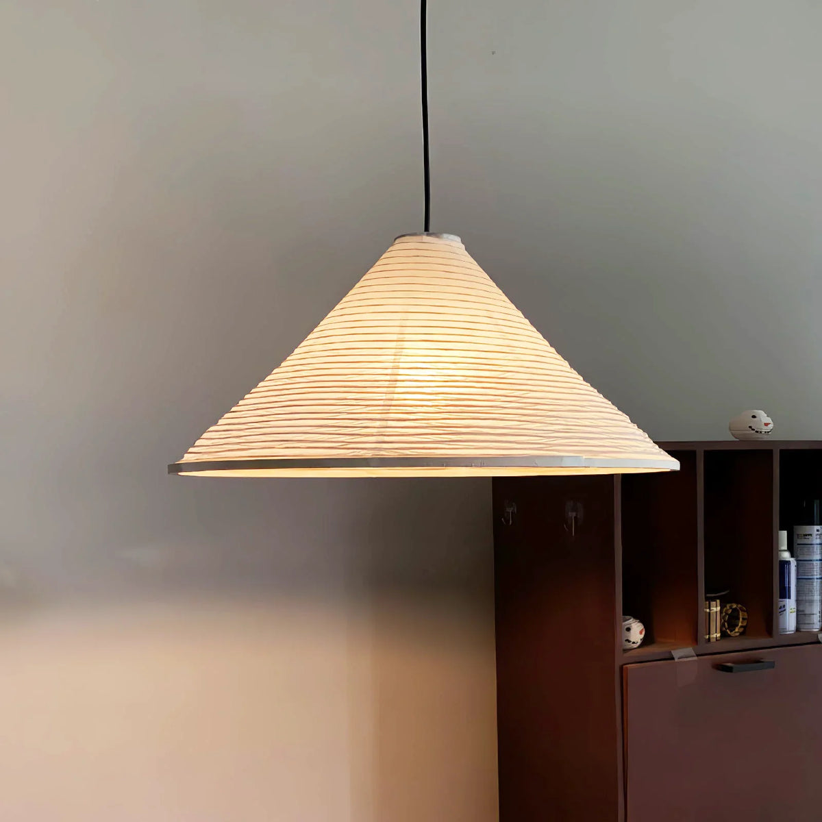 Shoto Serenity Washi Paper Japandi Pendant Light
