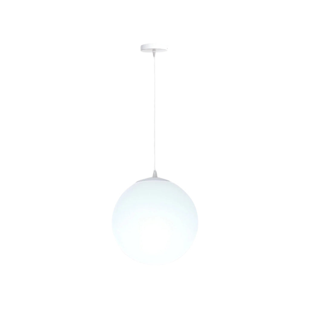 Nordic Globe Milky Glass Pendant Light