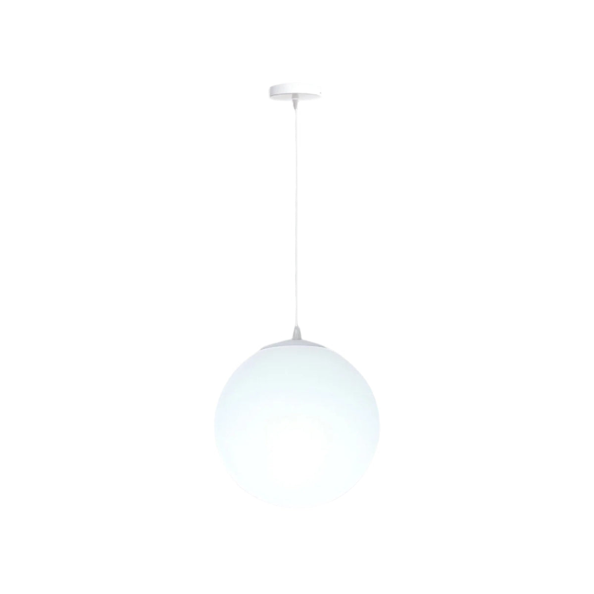 Nordic Globe Milky Glass Pendant Light