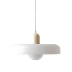 Luminous Halo Modern Glass Pendant Light