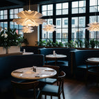White Lotus Pendant Light