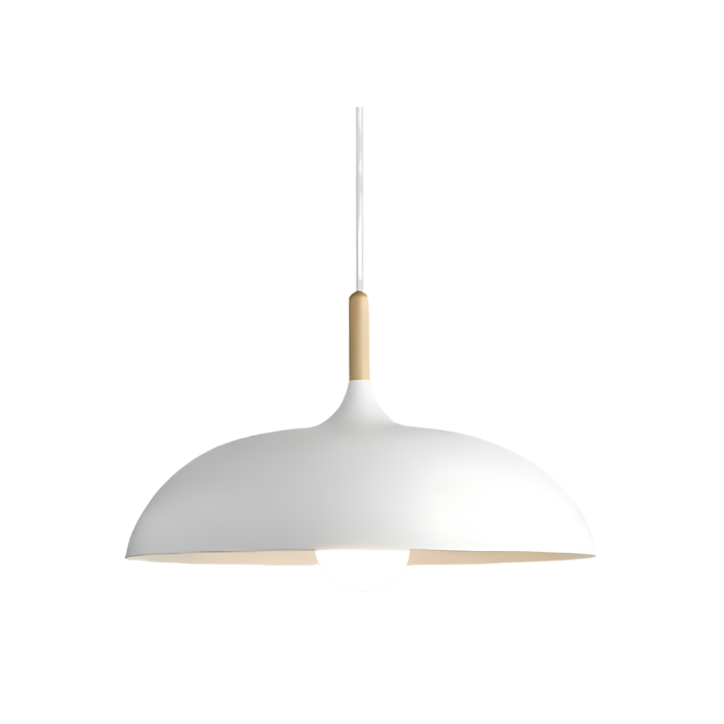 Nordic Style Wood Iron Art Pendant Light