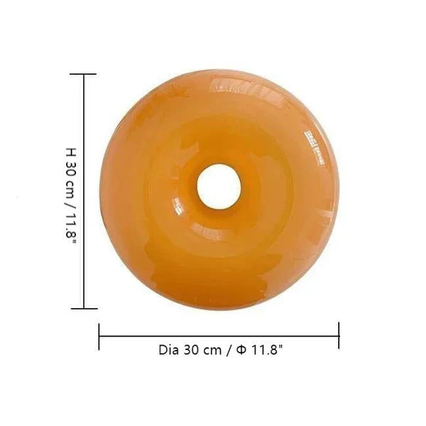 LED Wall Lamp "Donut" – Designer Lighting Fixture with a Light Halo Effect