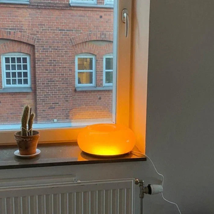 LED Wall Lamp "Donut" – Designer Lighting Fixture with a Light Halo Effect
