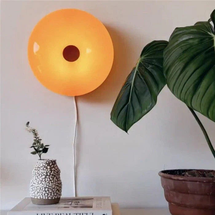LED Wall Lamp "Donut" – Designer Lighting Fixture with a Light Halo Effect