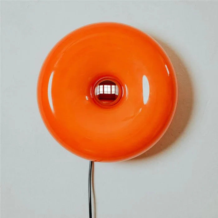LED Wall Lamp "Donut" – Designer Lighting Fixture with a Light Halo Effect