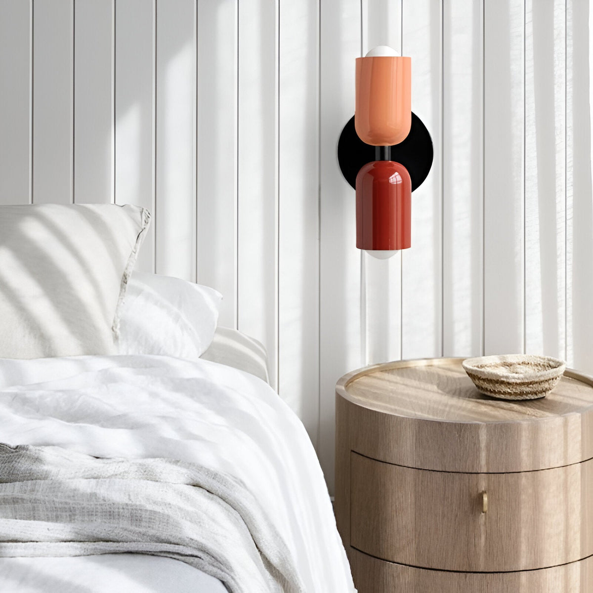 Nordic Macaron Double Head Iron Wall Light