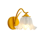 French Flower Vintage Acrylic Wall Light