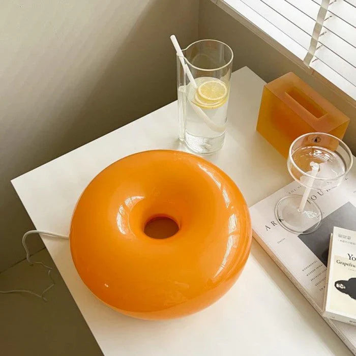 LED Wall Lamp "Donut" – Designer Lighting Fixture with a Light Halo Effect