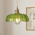 Fay Rustic Tulip Glass Pendant Light