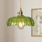 Fay Rustic Tulip Glass Pendant Light