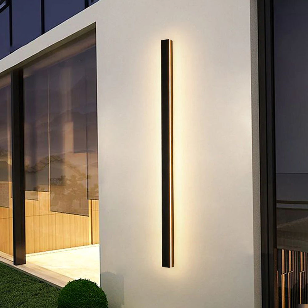 Edge Ripple Minimalist Linear Waterproof Outdoor Light