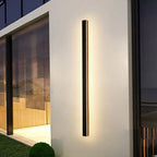 Edge Ripple Minimalist Linear Waterproof Outdoor Light