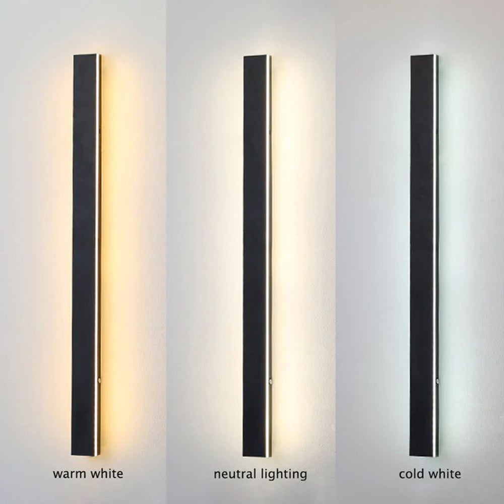 Edge Ripple Minimalist Linear Waterproof Outdoor Light