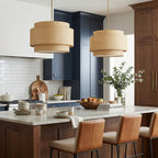 Lyra Tiered Bohemian Rattan Pendant Light