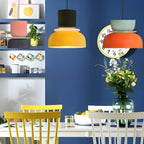 Irina Colorful Bowl Shade Pendant Light