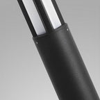 Cylinder LED Black Modern Outdoor Post Lights Street Light
