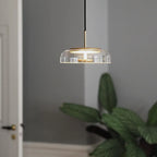 Modern Pendant Lamp with Glass Shade
