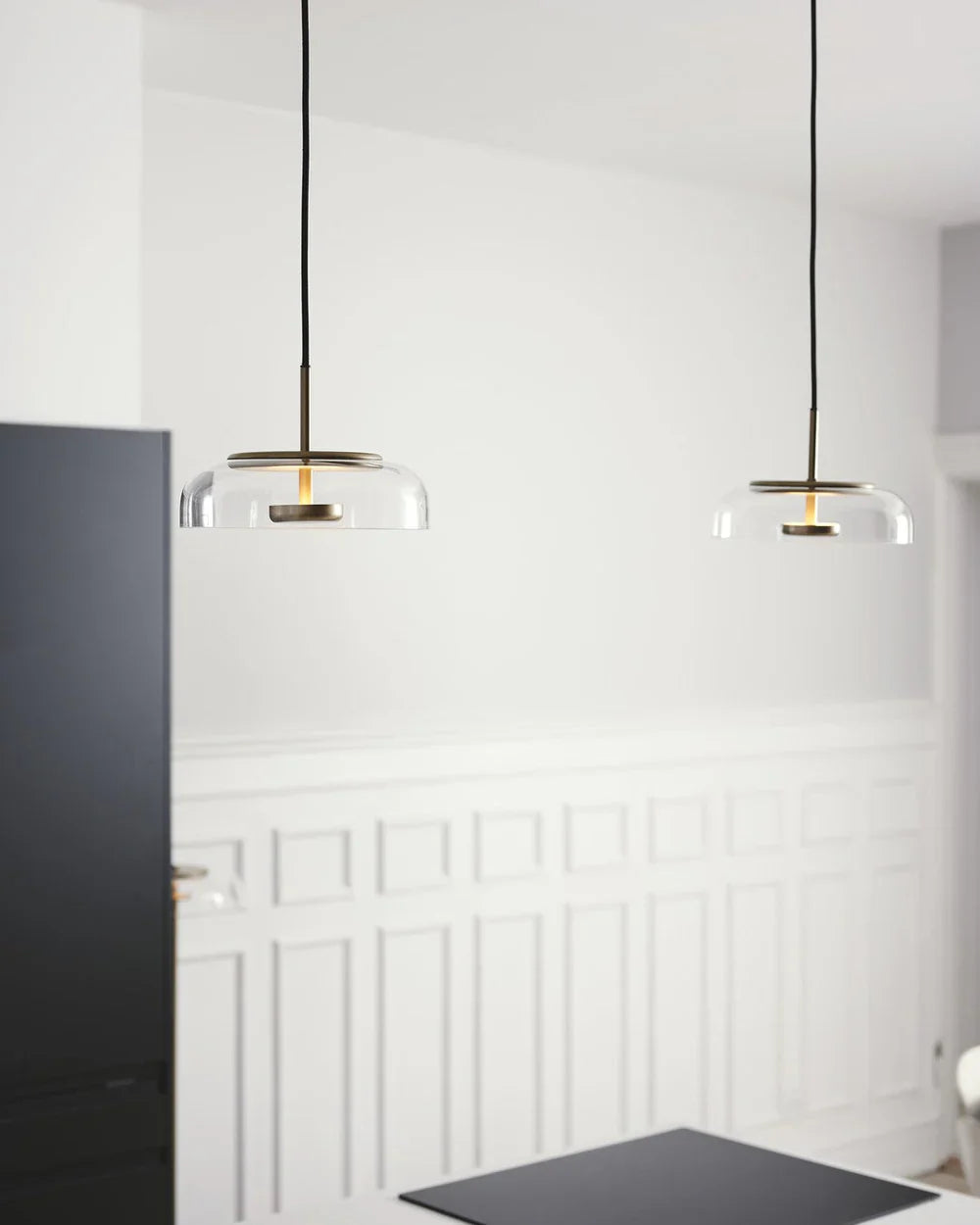 Modern Pendant Lamp with Glass Shade