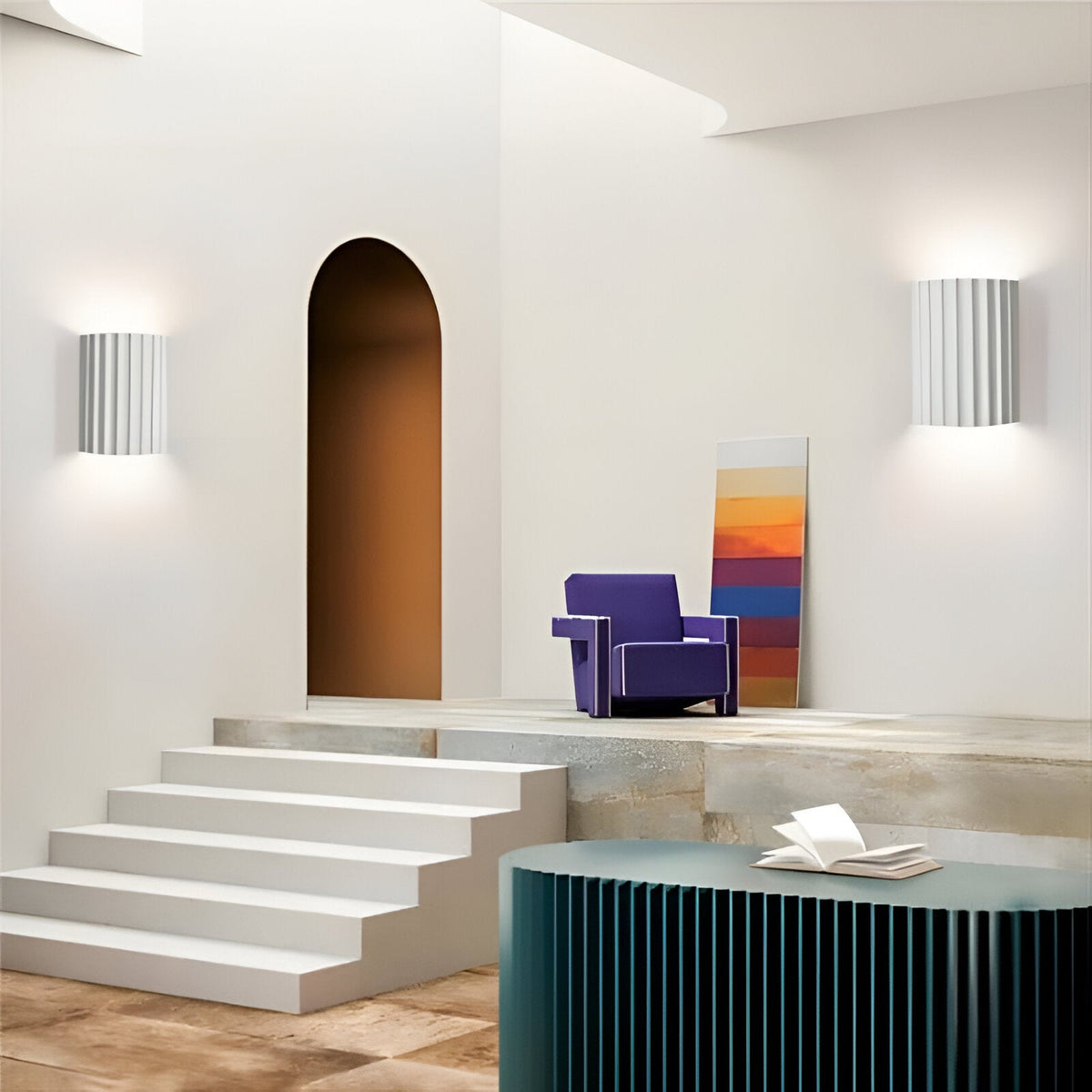 Nordic Resin Clarity Minimalist Wall Light