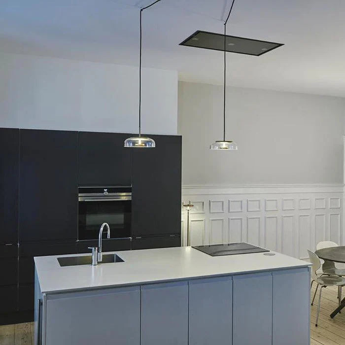 Modern Pendant Lamp with Glass Shade
