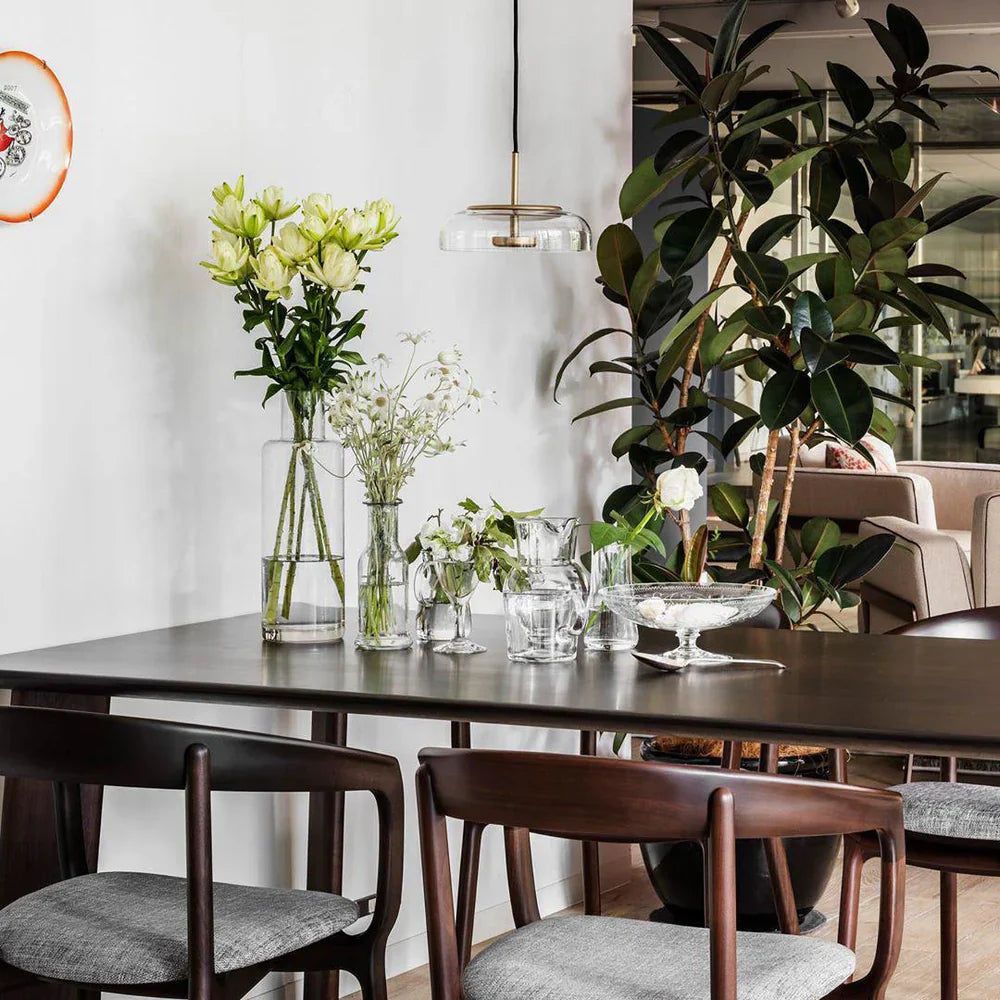 Modern Pendant Lamp with Glass Shade