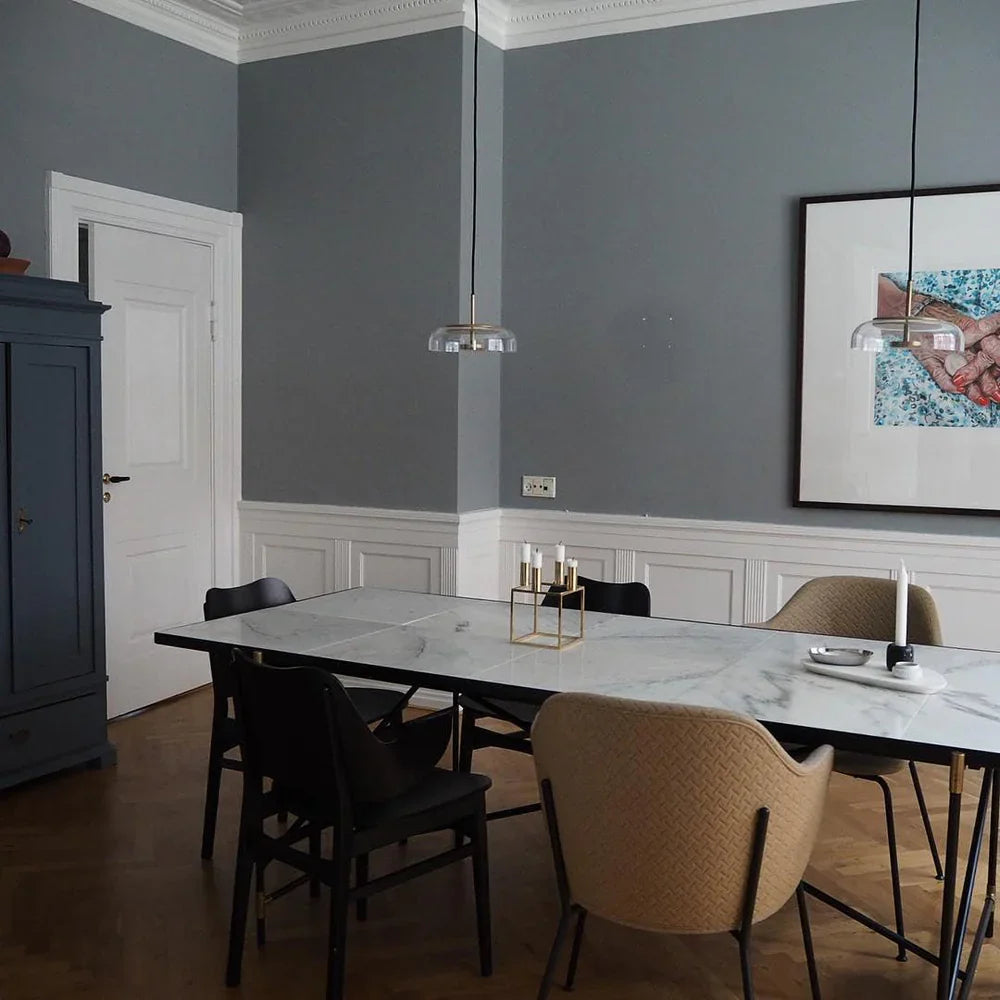 Modern Pendant Lamp with Glass Shade