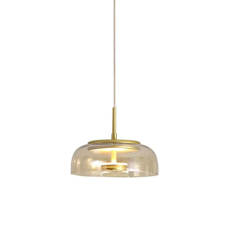 Modern Pendant Lamp with Glass Shade