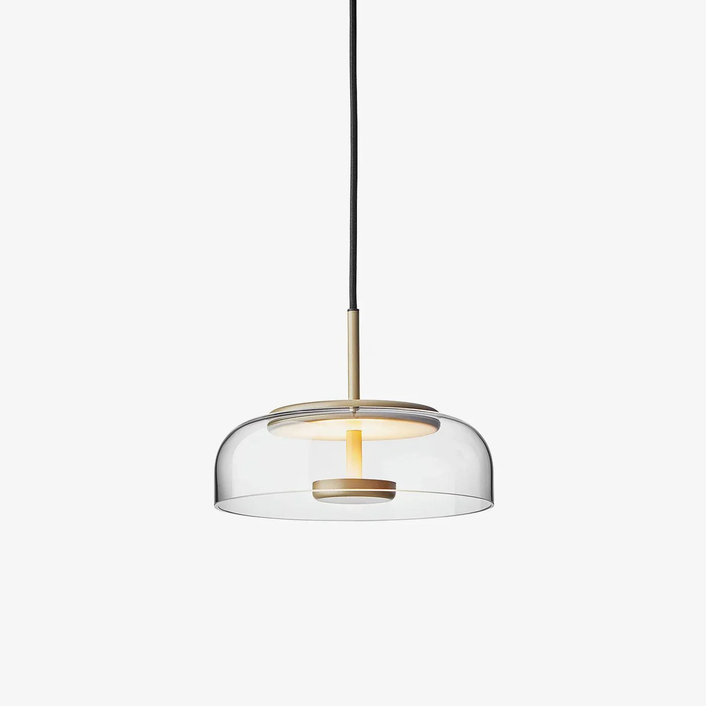 Modern Pendant Lamp with Glass Shade