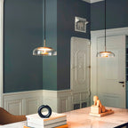 Modern Pendant Lamp with Glass Shade