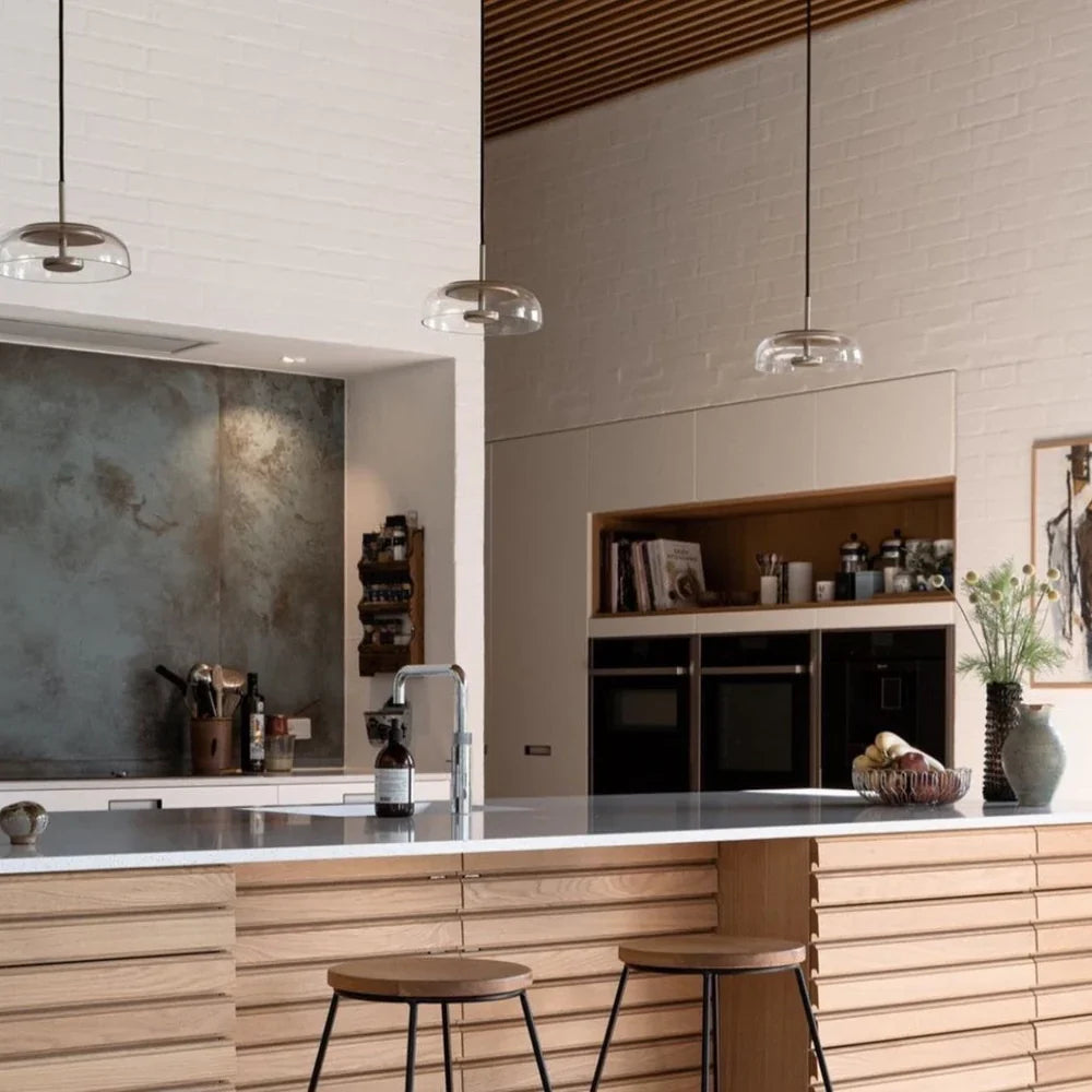 Modern Pendant Lamp with Glass Shade