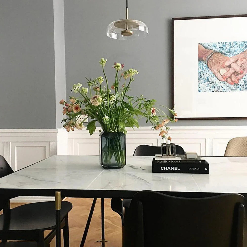 Modern Pendant Lamp with Glass Shade