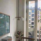 Modern Pendant Lamp with Glass Shade