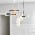 Modern Pendant Lamp with Glass Shade