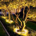 DIY Outdoor Waterproof LED Arc Spot Lights Trees Lawn Lights